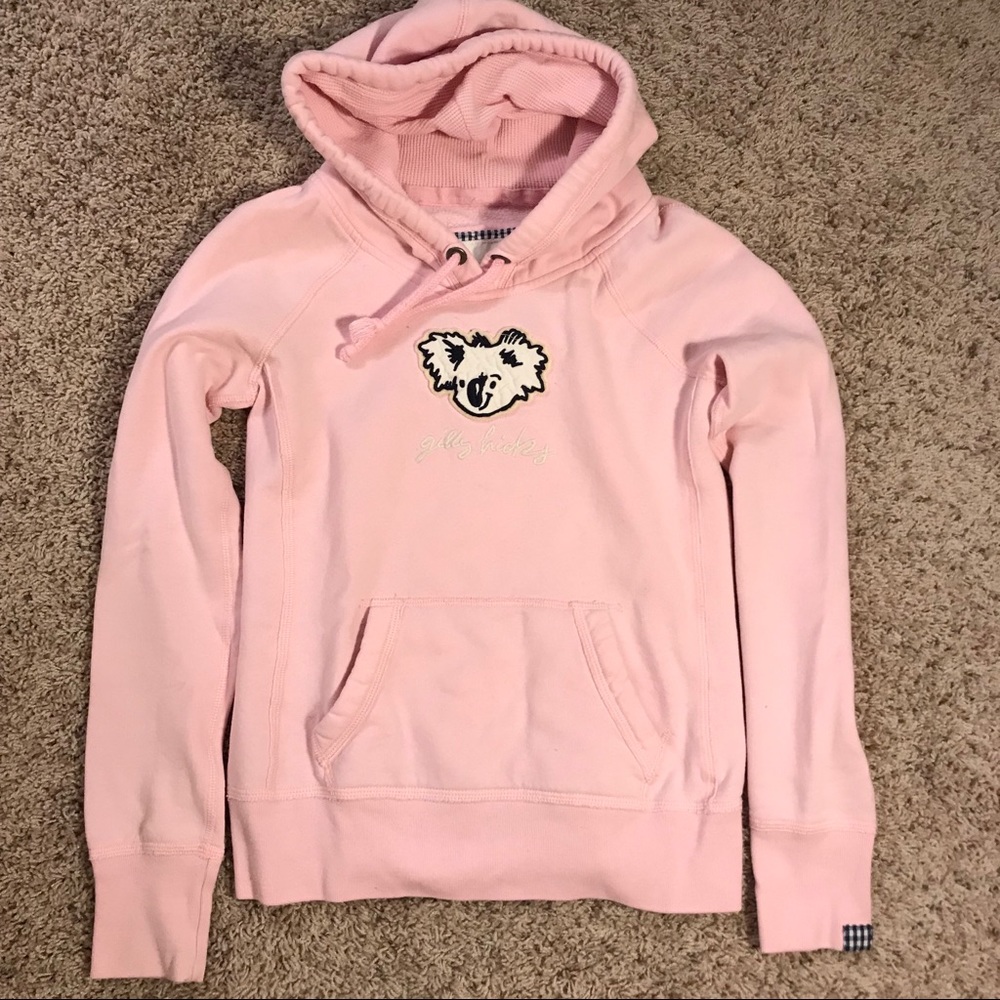 Gilly Hicks Sydney small pink koala motif hoodie